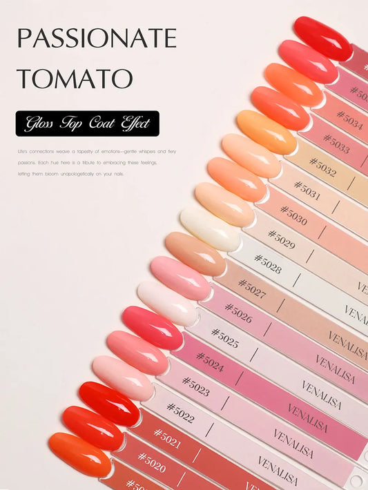 Venalisa V6 Nail Gel Polish Hema Free TPO Free Ultra Red Color Cat Eye Soak Off UV LED Semi Permanent Long Wear Diamond Top 10ml