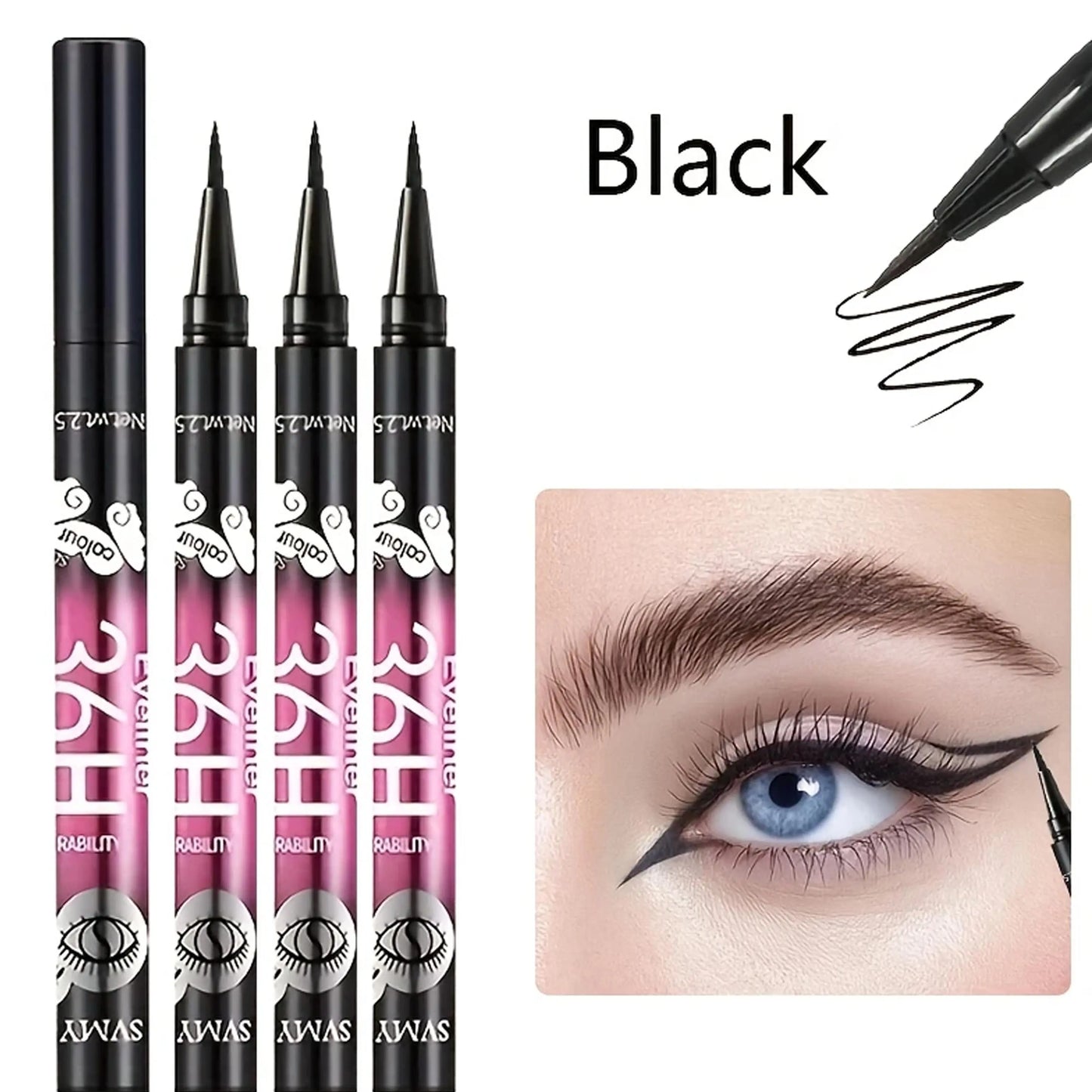 Beginner Waterproof Eyeliner Pencil Set
