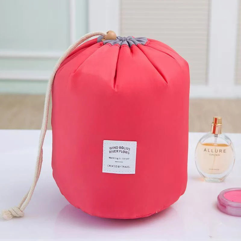 High Capacity Round Cosmetic Bag