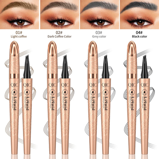 Four-Tip Waterproof Brow Pen