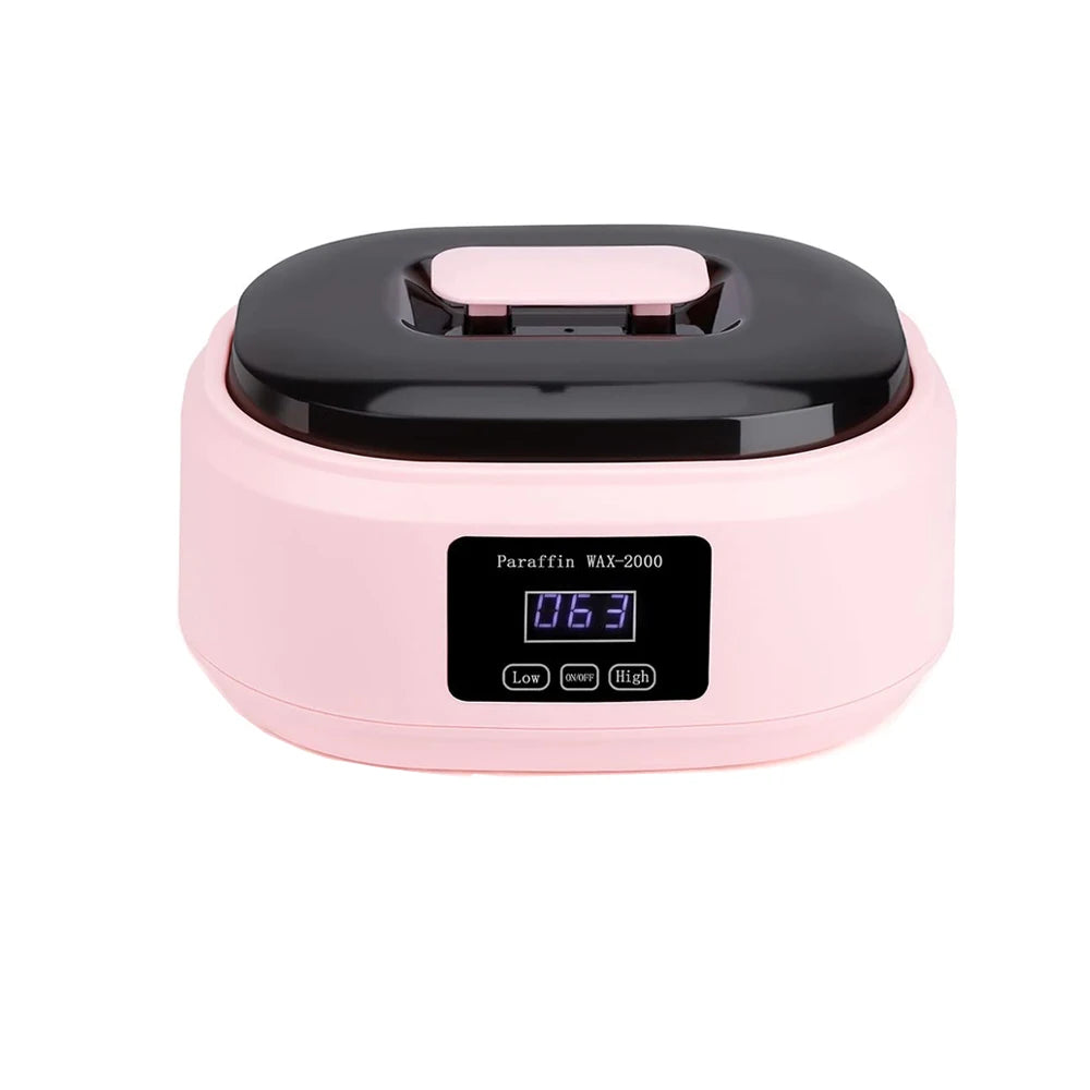 200W Wax Heater Hands Feet Bath Body Hair Removal Digital Timing Melting Wax Bean Therapy Machine Men Women Spa Smooth Skin Care