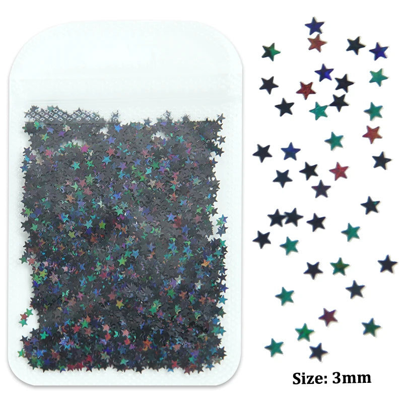 Holographic Nail Glitter Flakes