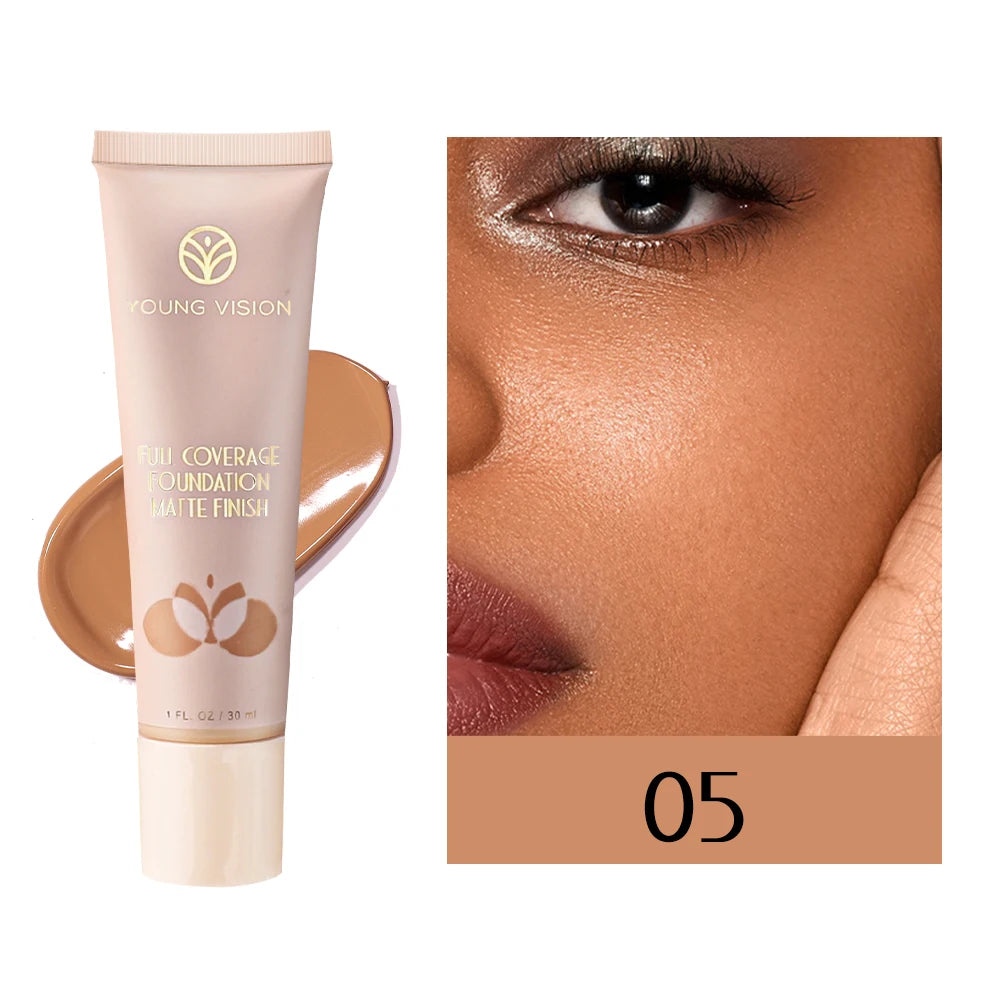 Six-Shade Natural Liquid Foundation