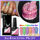 VENALISA Reflective Disco Glitter Full Coverage Super Diamond Sparkle Pigment Gel Nail Polish Soak off UV LED Nail Gel Varnish