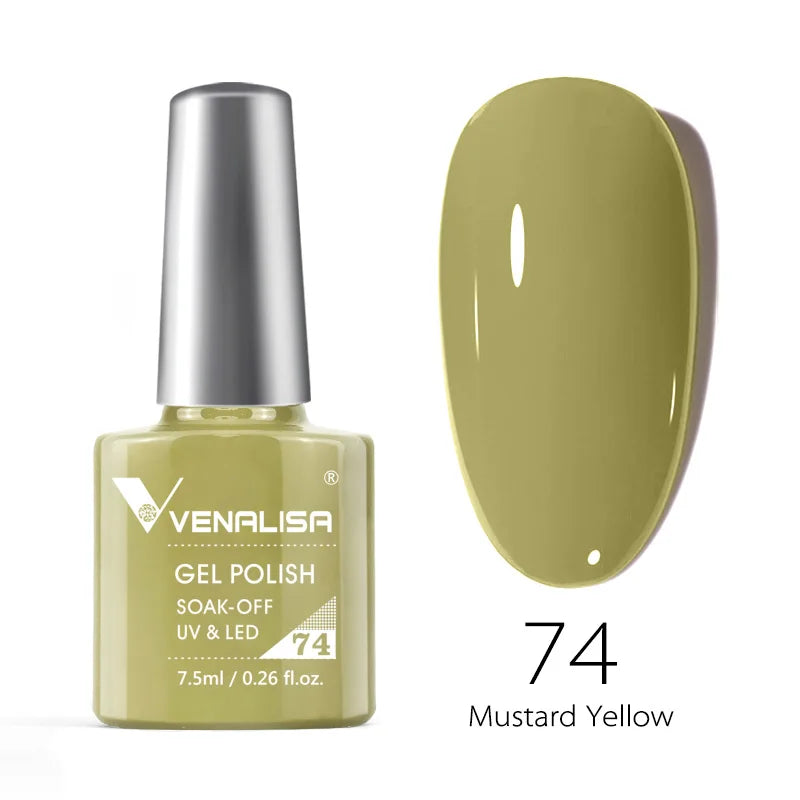 VENALISA Reflective Disco Glitter Full Coverage Super Diamond Sparkle Pigment Gel Nail Polish Soak off UV LED Nail Gel Varnish