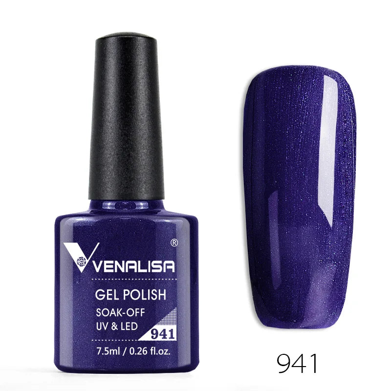 VENALISA Reflective Disco Glitter Full Coverage Super Diamond Sparkle Pigment Gel Nail Polish Soak off UV LED Nail Gel Varnish