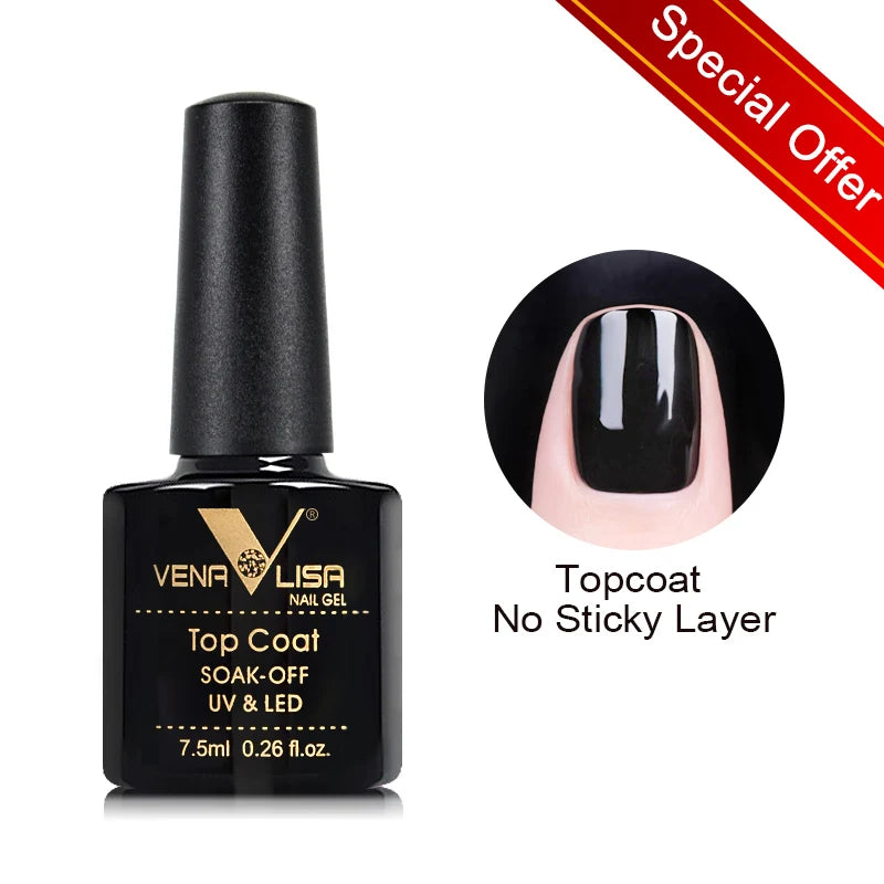 VENALISA Reflective Disco Glitter Full Coverage Super Diamond Sparkle Pigment Gel Nail Polish Soak off UV LED Nail Gel Varnish