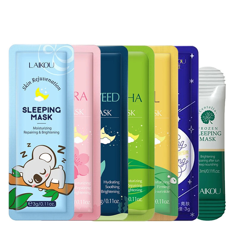 Seven Piece Sleeping Mask Set