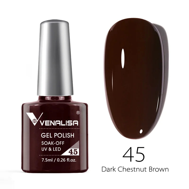 VENALISA Reflective Disco Glitter Full Coverage Super Diamond Sparkle Pigment Gel Nail Polish Soak off UV LED Nail Gel Varnish