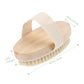 Shower Brush Hot Dry Skin Body Brush Soft Natural Bristle Shower Wooden Bath Shower Bristle Brush SPA Body Without Handle