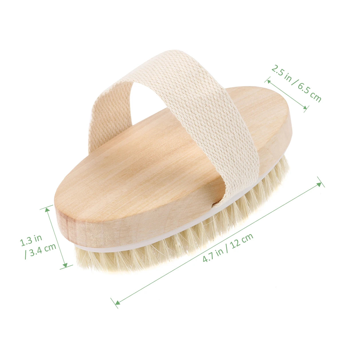 Shower Brush Hot Dry Skin Body Brush Soft Natural Bristle Shower Wooden Bath Shower Bristle Brush SPA Body Without Handle