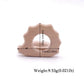 10pc Wooden Teether Animals Beech Teething Grasping Wooden Animal Toy Rodent Baby Teether Pendant DIY  Pacifier Chain Kids Goods