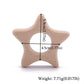 10pc Wooden Teether Animals Beech Teething Grasping Wooden Animal Toy Rodent Baby Teether Pendant DIY  Pacifier Chain Kids Goods
