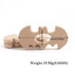 10pc Wooden Teether Animals Beech Teething Grasping Wooden Animal Toy Rodent Baby Teether Pendant DIY  Pacifier Chain Kids Goods