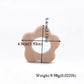 10pc Wooden Teether Animals Beech Teething Grasping Wooden Animal Toy Rodent Baby Teether Pendant DIY  Pacifier Chain Kids Goods