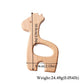 10pc Wooden Teether Animals Beech Teething Grasping Wooden Animal Toy Rodent Baby Teether Pendant DIY  Pacifier Chain Kids Goods