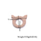 10pc Wooden Teether Animals Beech Teething Grasping Wooden Animal Toy Rodent Baby Teether Pendant DIY  Pacifier Chain Kids Goods