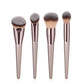 Champagne Finish Brush Set