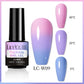 LILYCUTE 7ML Thermal Gel Nail Polish Ultra-thin Temperature Color Changing Gel Polish Semi Permanent UV Gel Nail Art Gel Varnish