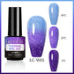 LILYCUTE 7ML Thermal Gel Nail Polish Ultra-thin Temperature Color Changing Gel Polish Semi Permanent UV Gel Nail Art Gel Varnish
