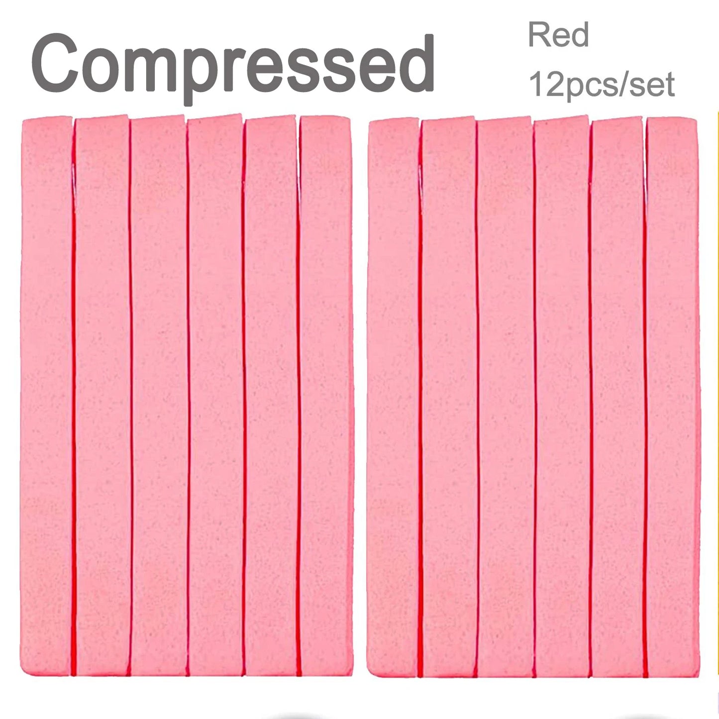 5/10pcs 6/7/8/9cm Face Round Makeup Remover Tool Natural Wood Pulp Sponge Cellulose Compress Cosmetic Puff Facial Cleaning Spong