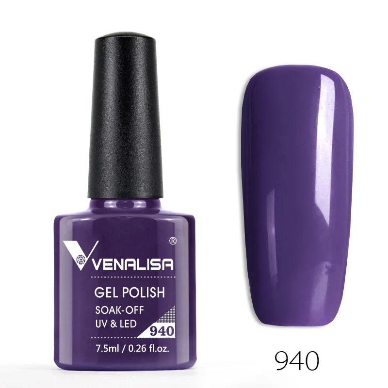 VENALISA Reflective Disco Glitter Full Coverage Super Diamond Sparkle Pigment Gel Nail Polish Soak off UV LED Nail Gel Varnish