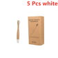 New  Organic Children's Bamboo Toothbrush ten Colors Soft Fibre Bristles Biodegradable Handle Eco Friendly Kids Toothbrushes