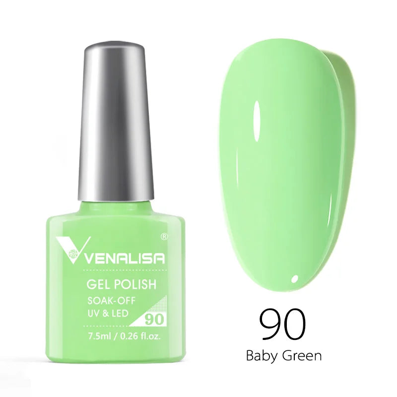 VENALISA Reflective Disco Glitter Full Coverage Super Diamond Sparkle Pigment Gel Nail Polish Soak off UV LED Nail Gel Varnish