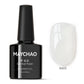 MAYCHAO Transparent Jelly Gel Nail Polish SemiPermanent Polish Soak Off UV LED Gel Art Nail Varnish Nude Collection 7.3ml DIY