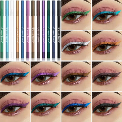 Twelve Piece Shimmer Eyeliner Set