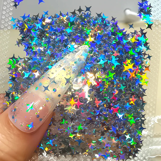 Holographic Nail Glitter Flakes