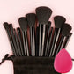 Thirteen Piece Brush Collection