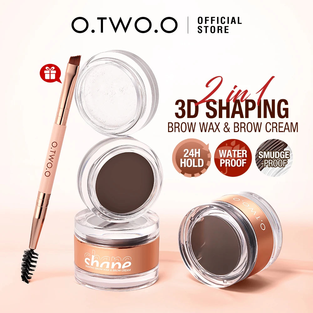 O.TWO.O Two-in-One Brow Pomade