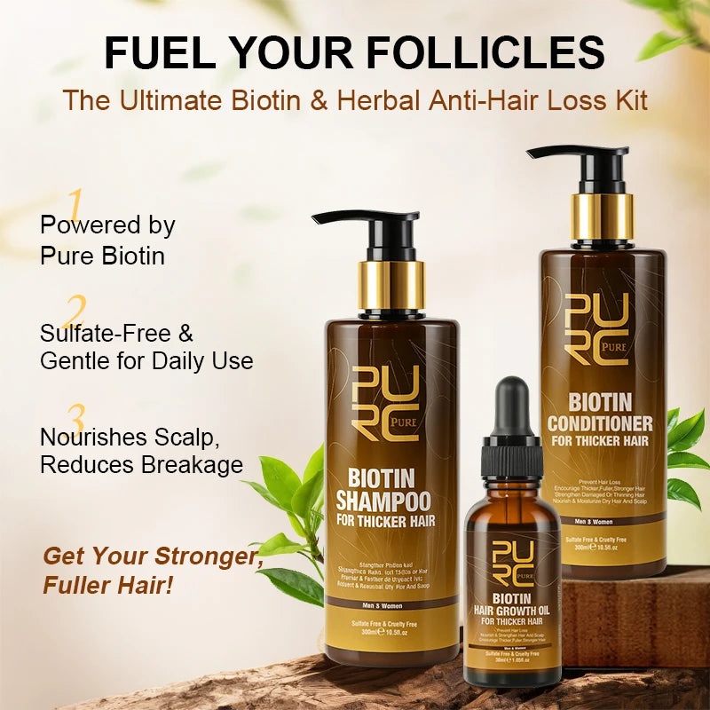 Biotin Argan Hair Care Set