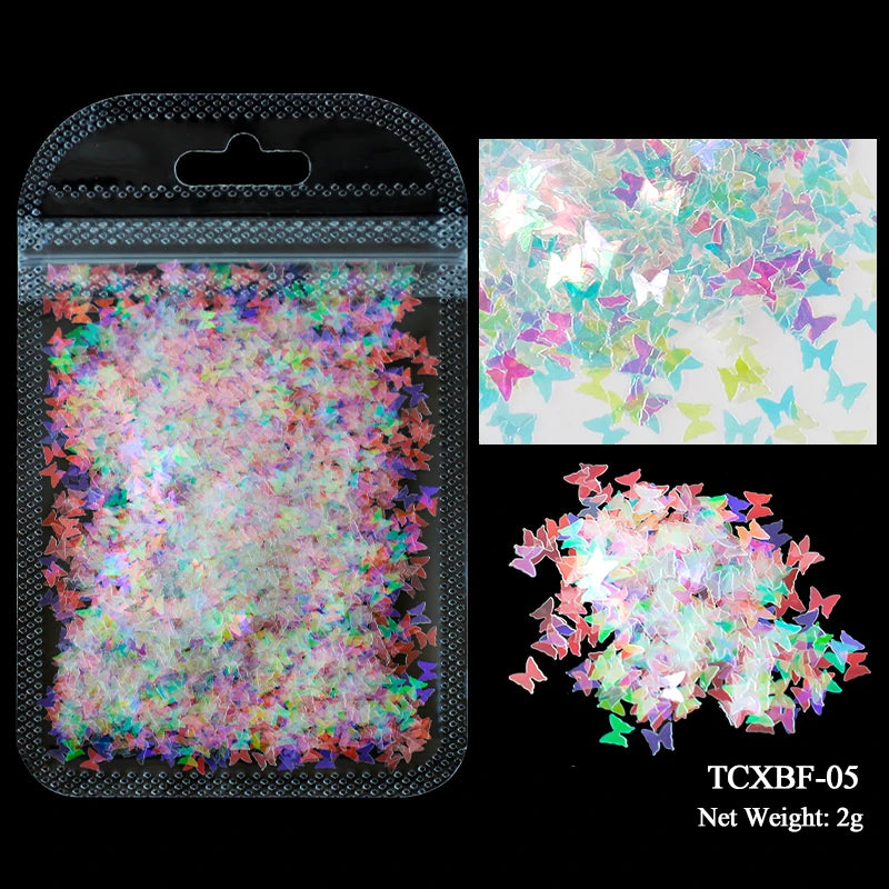 Holographic Nail Glitter Flakes