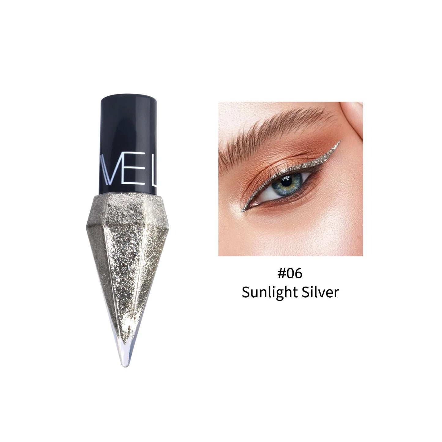 Diamond-Shimmer Quick-Dry Liquid Eyeliner