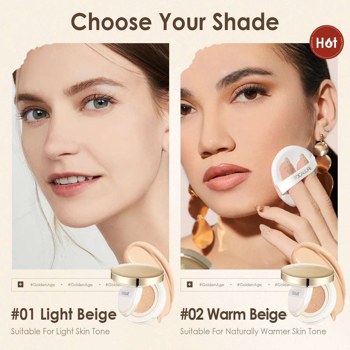 FOCALLURE Air Cushion Foundation