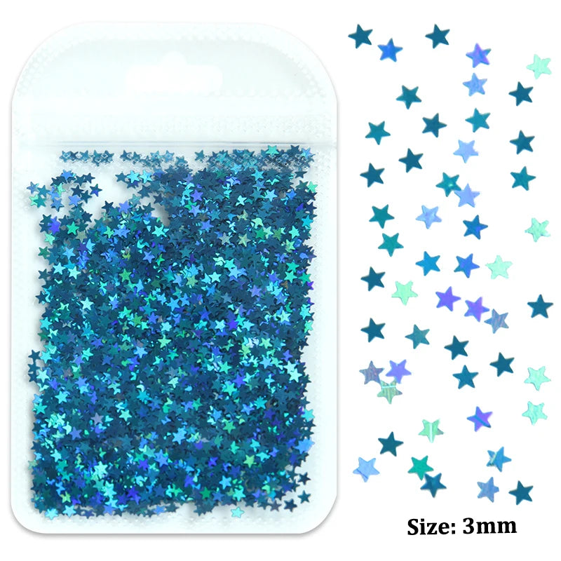 Holographic Nail Glitter Flakes