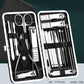 19 Pieces Nail Care Set, Nail Clippers Dead Skin Remover Angled Scissors Household Manicure Tools