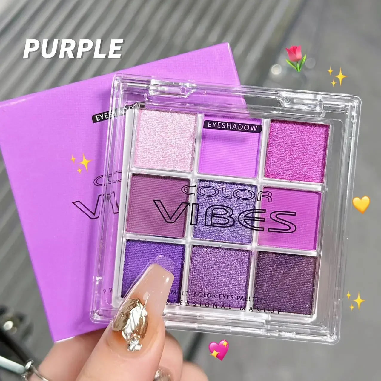Nine Color Smokey Eyeshadow Palette