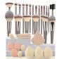 Fluffy Multi Piece Brushes