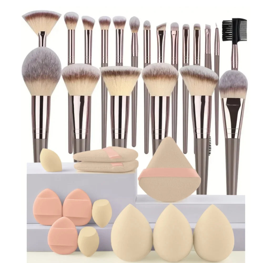 Fluffy Multi Piece Brushes