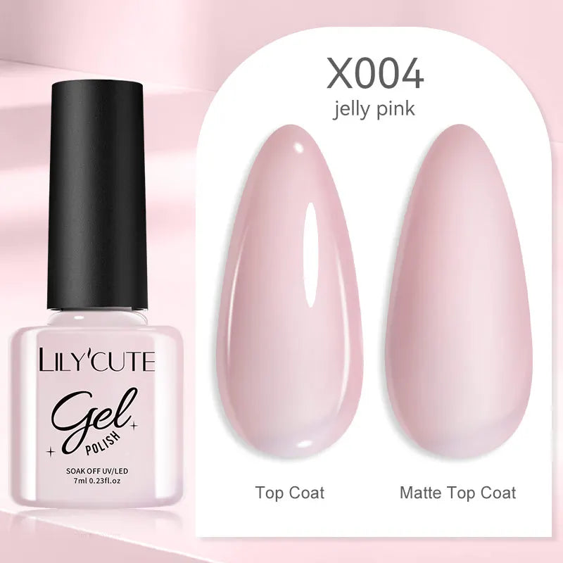 LILYCUTE 7ML Thermal Gel Nail Polish Ultra-thin Temperature Color Changing Gel Polish Semi Permanent UV Gel Nail Art Gel Varnish