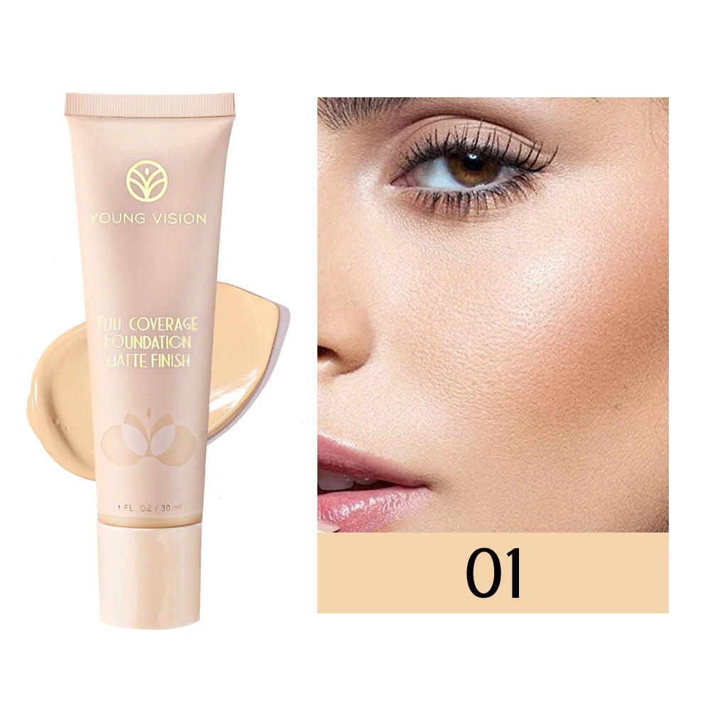 Six-Shade Natural Liquid Foundation