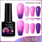 LILYCUTE 7ML Thermal Gel Nail Polish Ultra-thin Temperature Color Changing Gel Polish Semi Permanent UV Gel Nail Art Gel Varnish