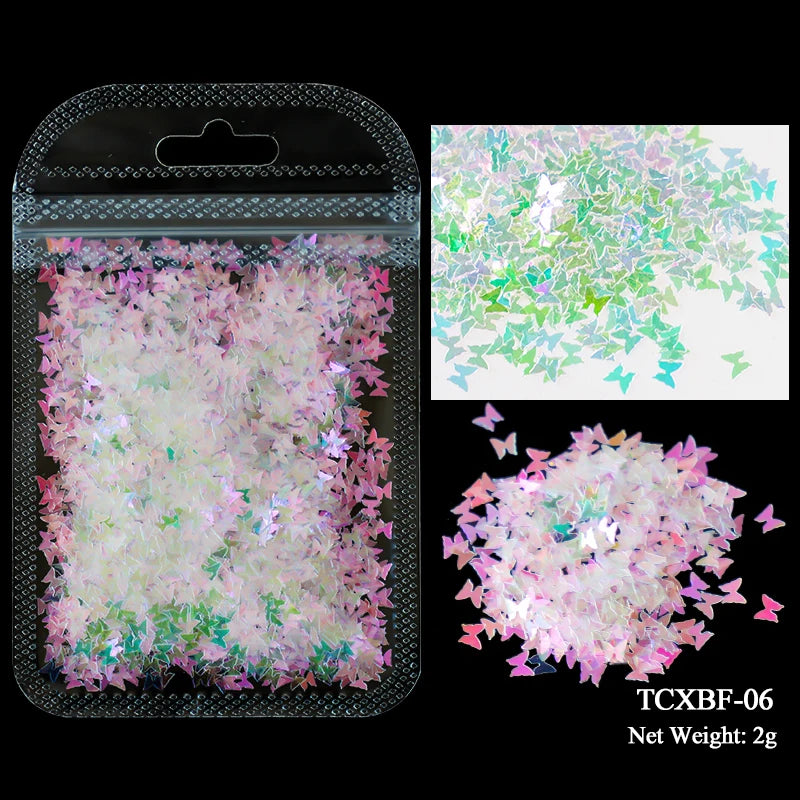 Holographic Nail Glitter Flakes