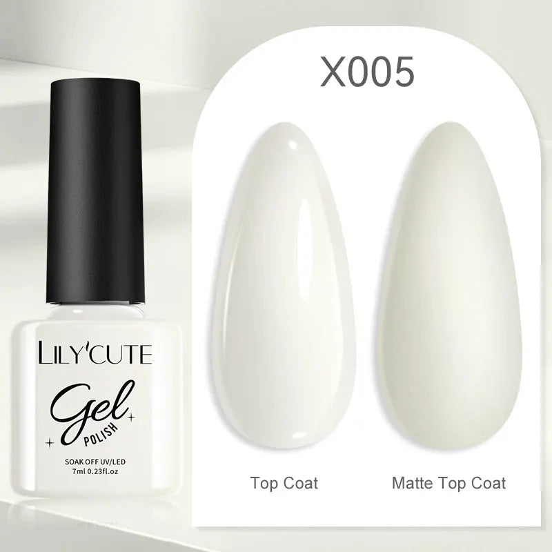 LILYCUTE 7ML Thermal Gel Nail Polish Ultra-thin Temperature Color Changing Gel Polish Semi Permanent UV Gel Nail Art Gel Varnish