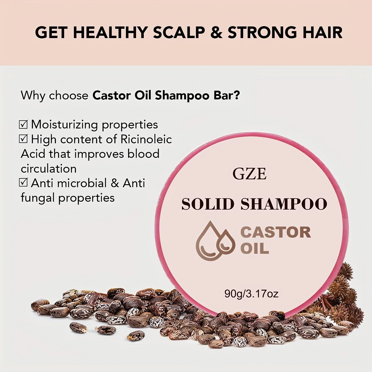 Castor Oil Shampoo Bar