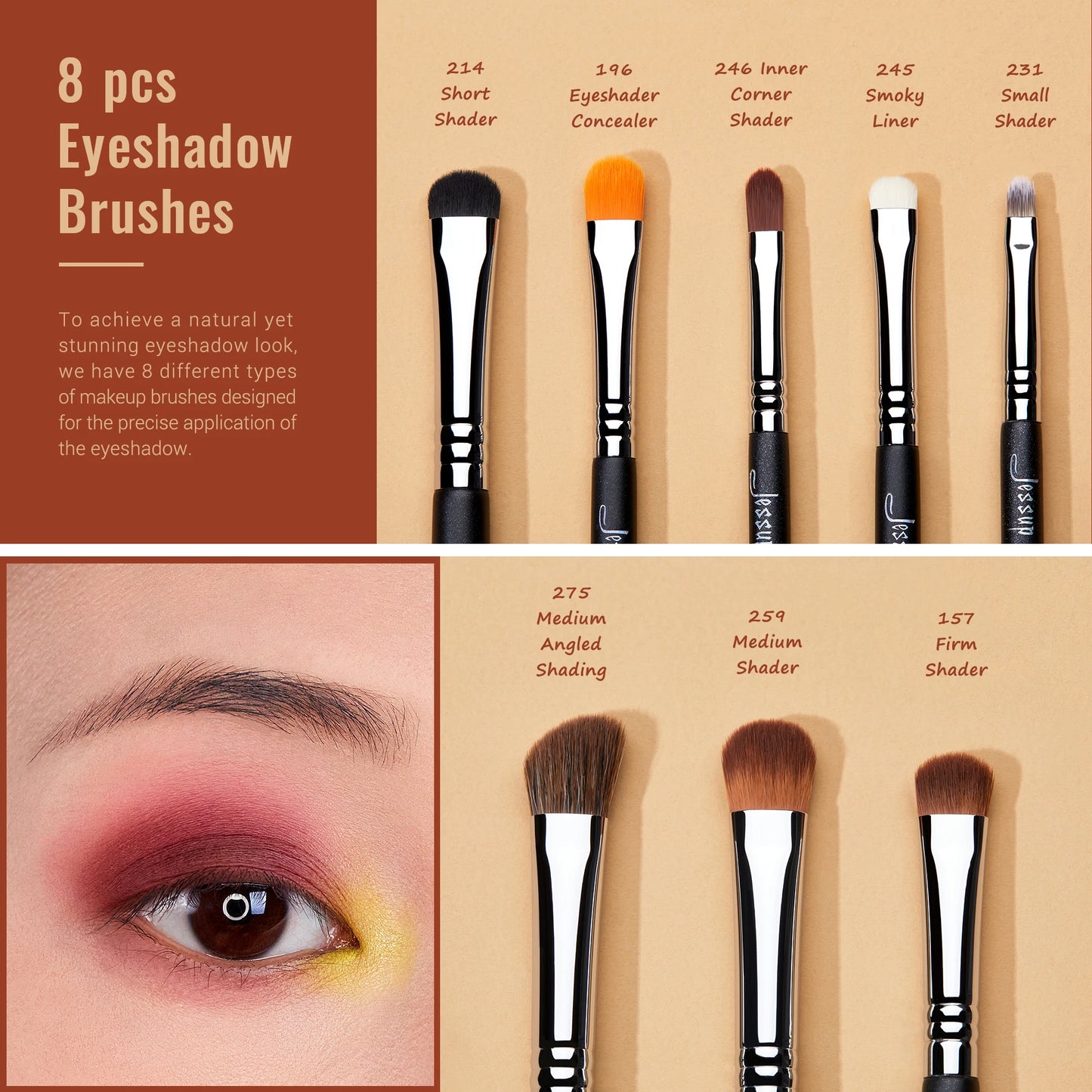 Jessup Eye Brush Collection