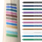Twelve Piece Shimmer Eyeliner Set